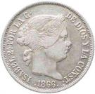 40 Centimos de Escudo - Isabel II