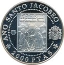 2000 Pesetas (German jacobean pilgrims)