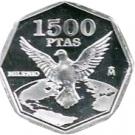 1500 Pesetas - Juan Carlos I  (Millennium)