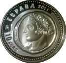 10 Euro - Juan Carlos I (Numismatic Jewels - Shequel)