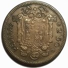 2½ Pesetas - Francisco Franco