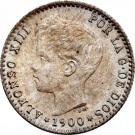 50 Centimos - Alfonso XIII (3rd portrait)