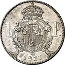 1 Peseta - Alfonso XIII (Trial Strike)