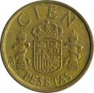 100 Pesetas - Juan Carlos I (value as "CIEN")