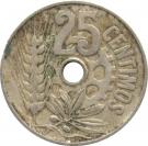 25 Centimos - II Republic