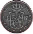 4 Reales - Isabel II
