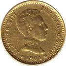 20 Pesetas - Alfonso XIII (4th portrait)