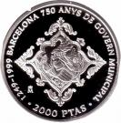 2000 Pesetas - Juan Carlos I (Barcelona)