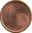 1 Euro Cent (1st type)