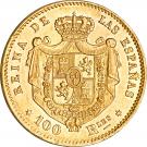 100 Reales - Isabel II