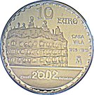 10 Euro - Juan Carlos I (Gaudí - La Casa Milà)