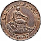 10 Centimos - Provisional Government