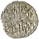 Dinero - Alfonso X (six lines;mark crescent)