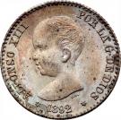 50 Centimos - Alfonso XIII (1st portrait)