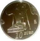 10 Euro - Juan Carlos I (Salvador Dalí - Autorretrato blando con bacon frito)
