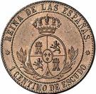 1 Centimo de Escudo - Isabel II