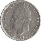 25 Pesetas -  Juan Carlos I (with mintmark)