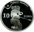 10 Euro - Juan Carlos I (Dali - Portrait of Picasso)