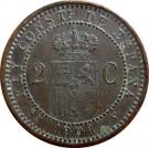 2 Centimos - Alfonso XIII (4th portrait)