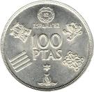 100 Pesetas - Juan Carlos I (1982 FIFA World Cup)