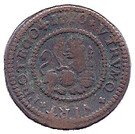 2 Maravedis (Barcelona or Burgos and Zaragoza)