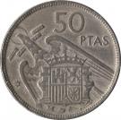 50 Pesetas - Francisco Franco