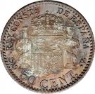 50 Centimos - Alfonso XIII (3rd portrait)