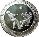 2000 Pesetas - Juan Carlos I (Tug of War)