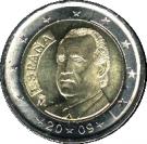 2 Euro - Juan Carlos I (1st type - 2nd map)