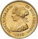 4 Escudos - Isabel II