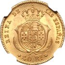 40 Reales - Isabel II