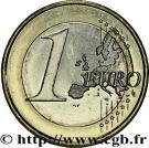 1 Euro - Juan Carlos I (2nd type - 2nd map)
