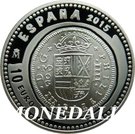 10 Euro - Felipe VI (Numismatic Jewels - 4 Reales)
