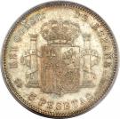5 Pesetas - Alfonso XIII (3rd portrait)
