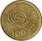 100 Pesetas - Juan Carlos I (Year of Older Persons)