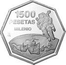1500 Pesetas - Juan Carlos I (Millennium)