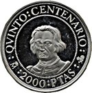 2000 Pesetas - Juan Carlos I (Columbus)