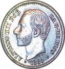 50 Centimos - Alfonso XII