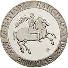 2000 Pesetas - Juan Carlos I (Equestrianism)