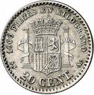 20 Centimos - Provisional Government