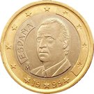 1 Euro - Juan Carlos I (1st type - 1st map)