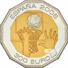 300 Euro - Juan Carlos I (Spain Basketball world champions)