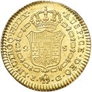 2 Escudos (draped bust)