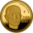 200 Euro - Juan Carlos I (Manuel de Falla)
