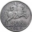 5 Centimos - Iberian rider