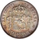 50 Centimos - Alfonso XIII (1st portrait)