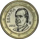 1 Euro - Juan Carlos I (2nd type - 2nd map)