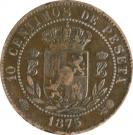 10 Centimos - Carlos VII