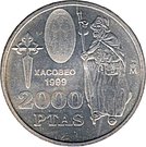 2000 Pesetas - Juan Carlos I (Xacobeo)