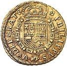 8 Escudos (Seville,mintmark in obverse)